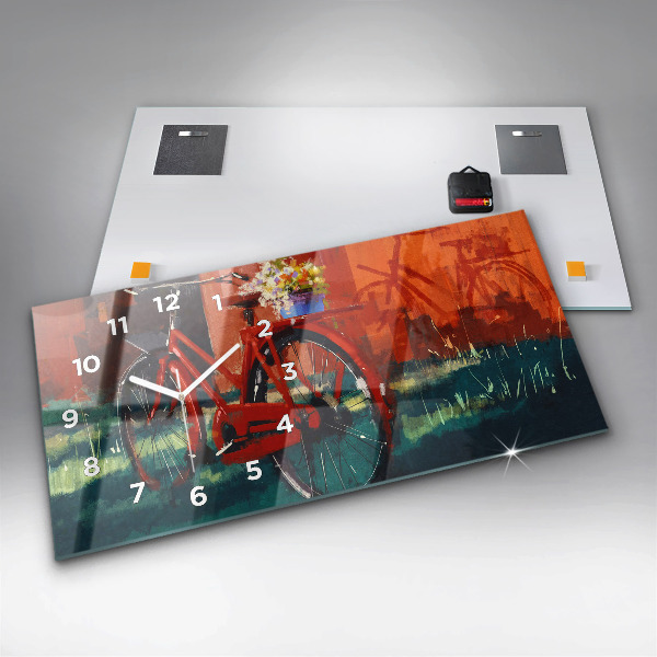 Orologi orizzontali Bici dipinta