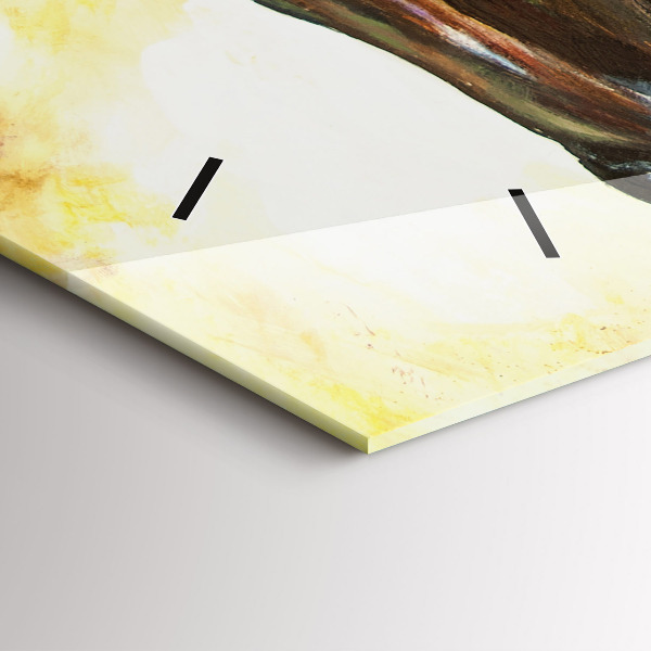 Orologi orizzontali Due cavalli dipinti