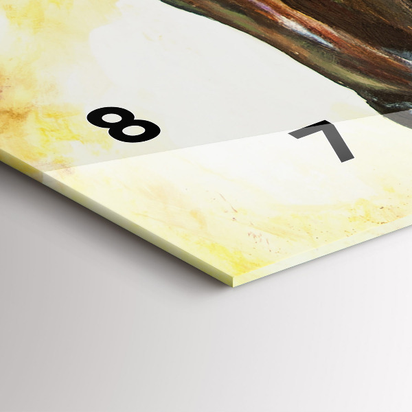 Orologi orizzontali Due cavalli dipinti