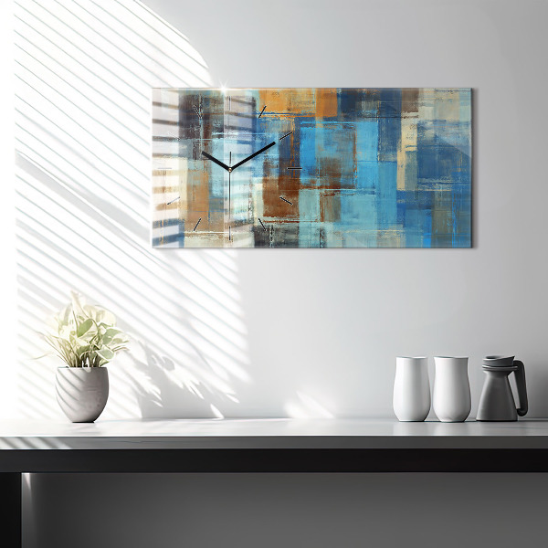 Orologio rettangolare Sfondo colorato - astratto