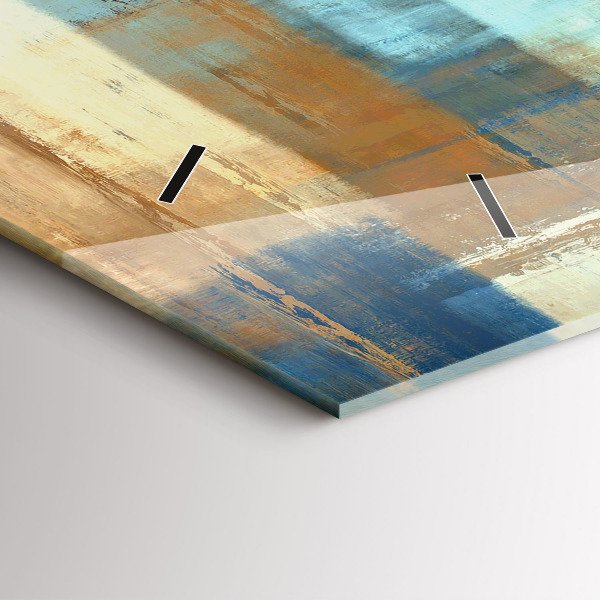 Orologio rettangolare Sfondo colorato - astratto