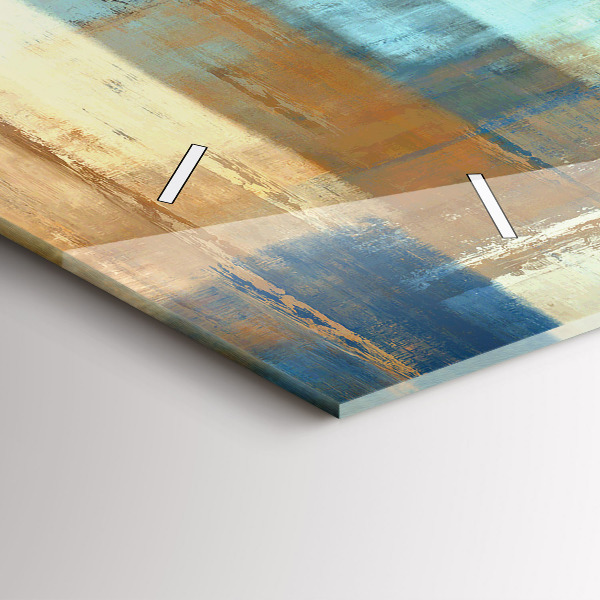 Orologio rettangolare Sfondo colorato - astratto