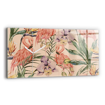 Orologi orizzontali Foglie di palma tropicali