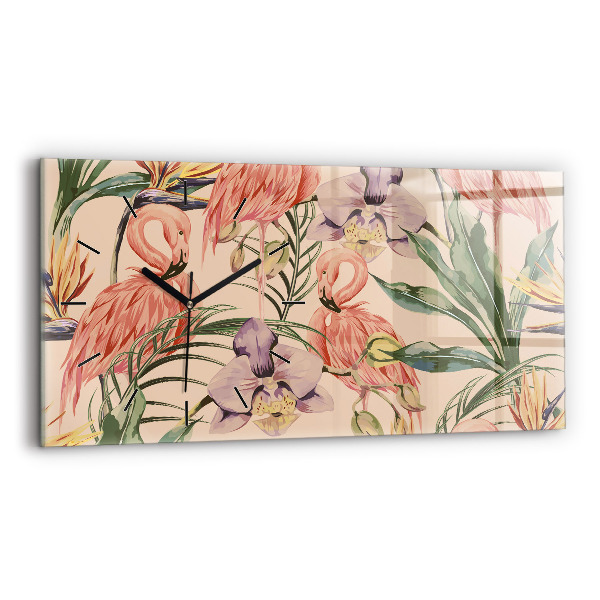 Orologi orizzontali Foglie di palma tropicali