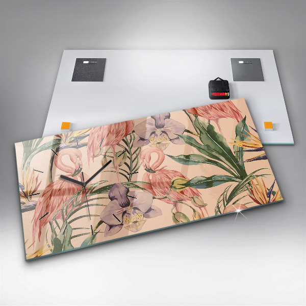 Orologi orizzontali Foglie di palma tropicali