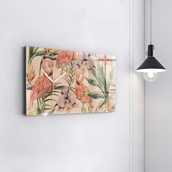 Orologi orizzontali Foglie di palma tropicali