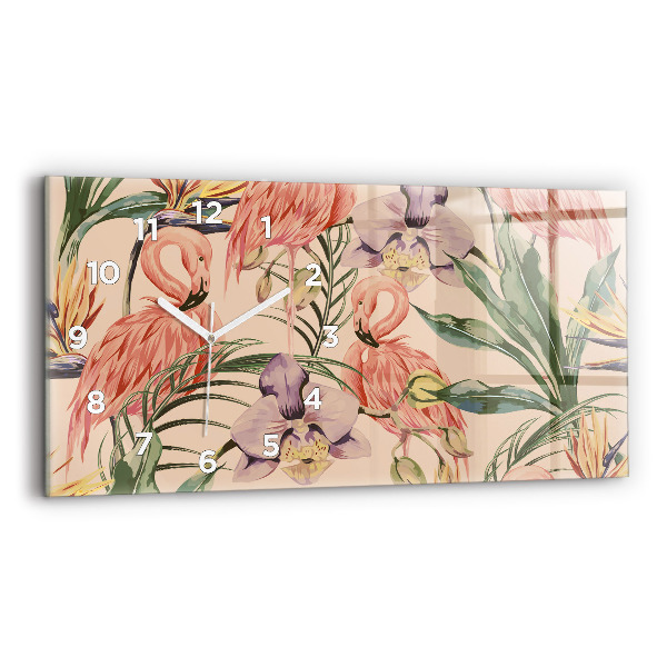 Orologi orizzontali Foglie di palma tropicali