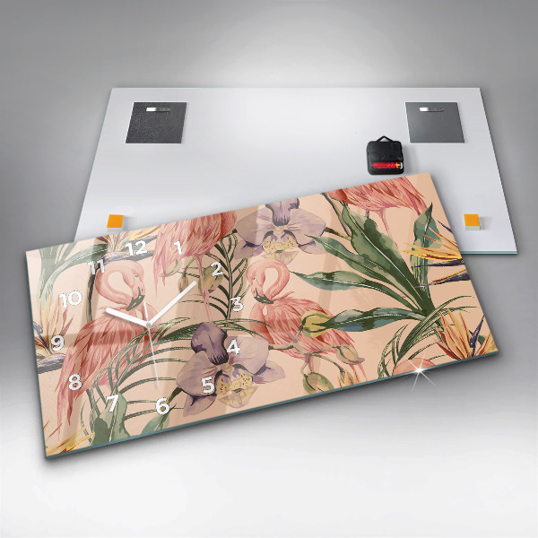 Orologi orizzontali Foglie di palma tropicali