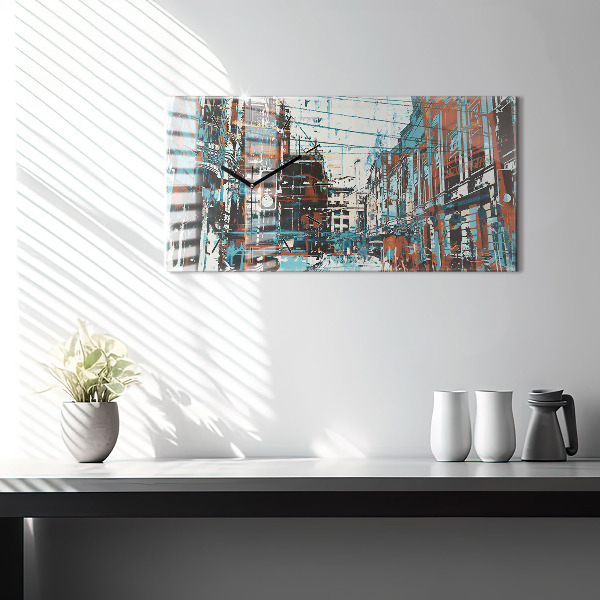 Orologio rettangolare Arte di strada