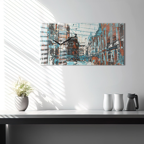 Orologio rettangolare Arte di strada