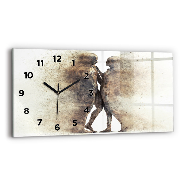 Orologio rettangolare Persone astratte sabbia