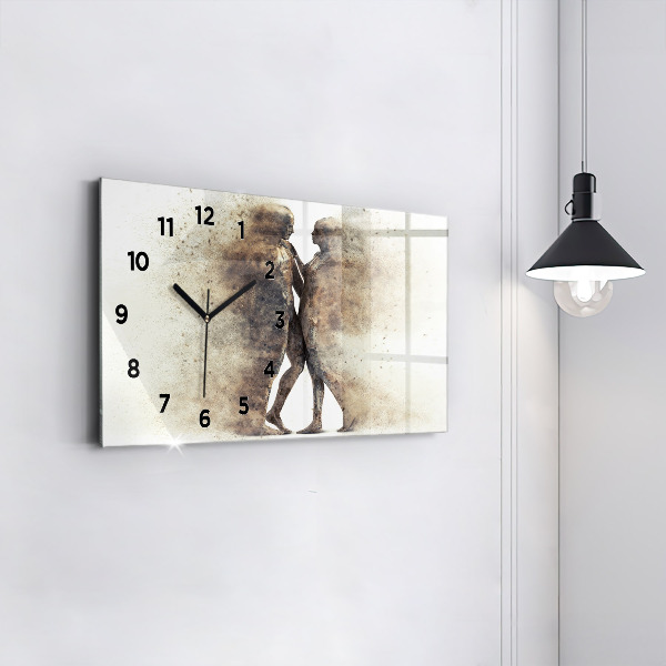 Orologio rettangolare Persone astratte sabbia