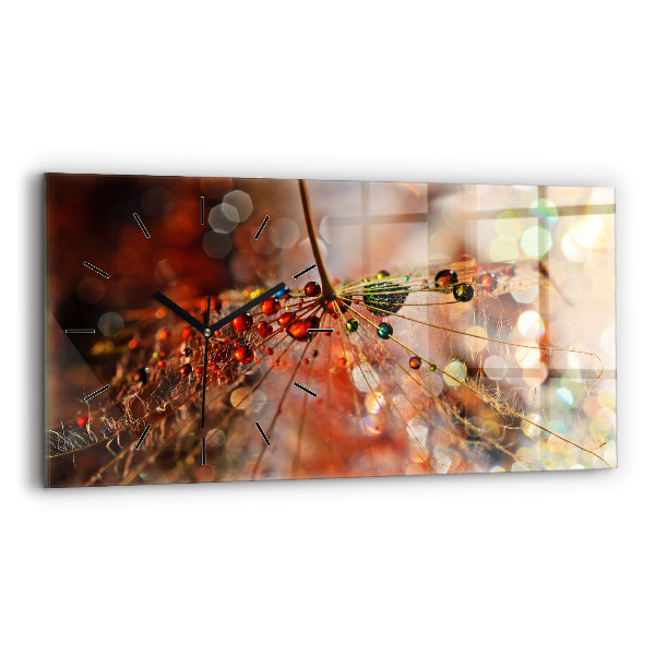 Orologio rettangolare Dente di leone con rugiada