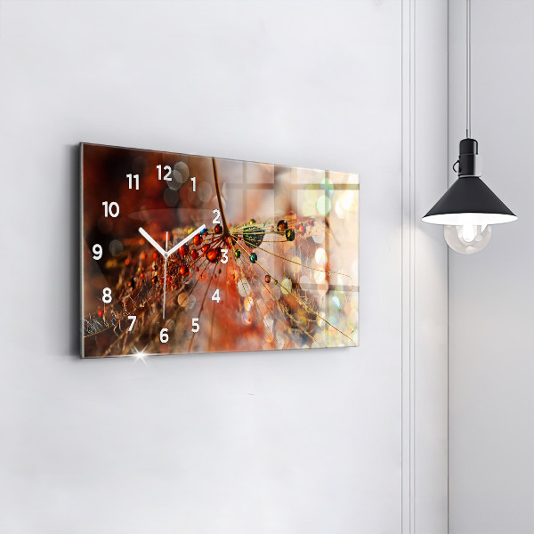 Orologio rettangolare Dente di leone con rugiada