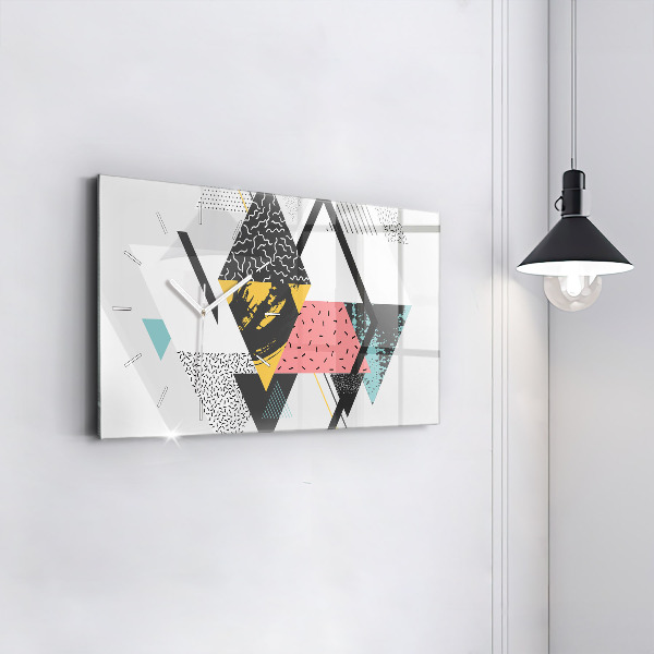 Orologio rettangolare Motivo geometrico