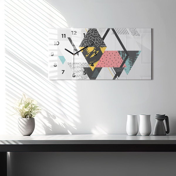 Orologio rettangolare Motivo geometrico