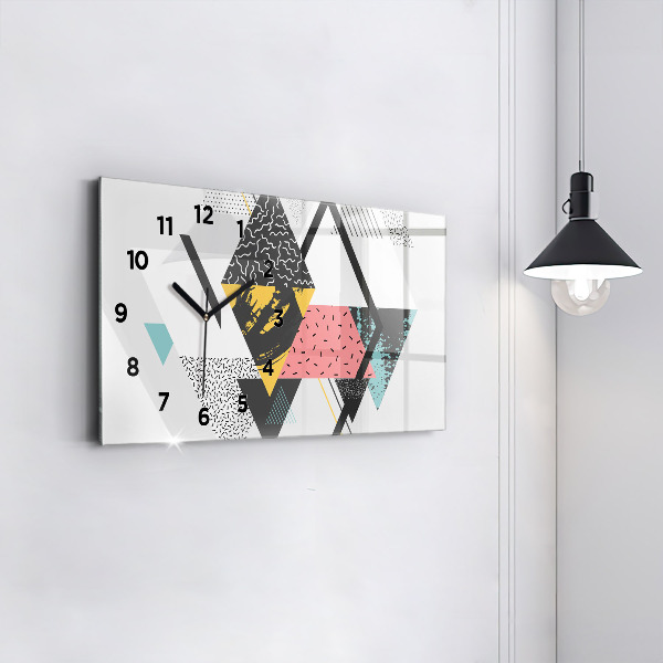 Orologio rettangolare Motivo geometrico