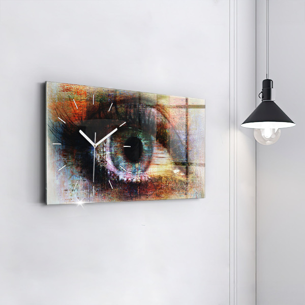 Orologio rettangolare Occhio dell'arte di strada
