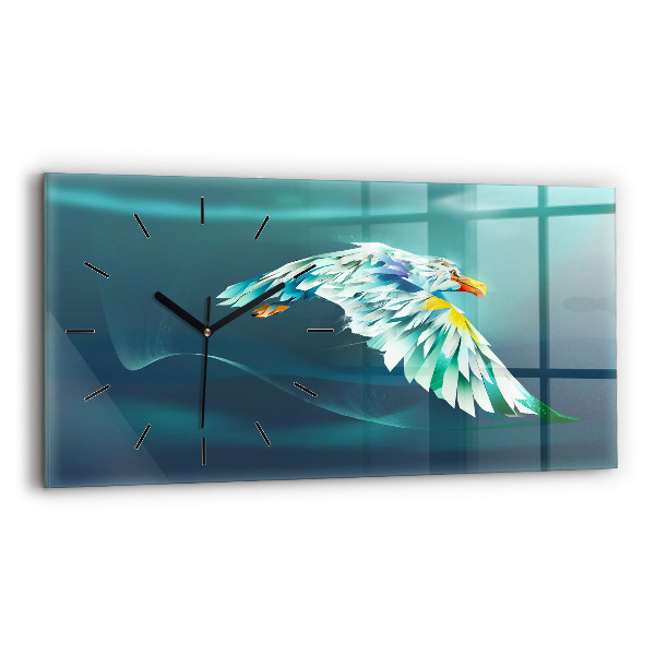 Orologio rettangolare Immagine di un'aquila in volo