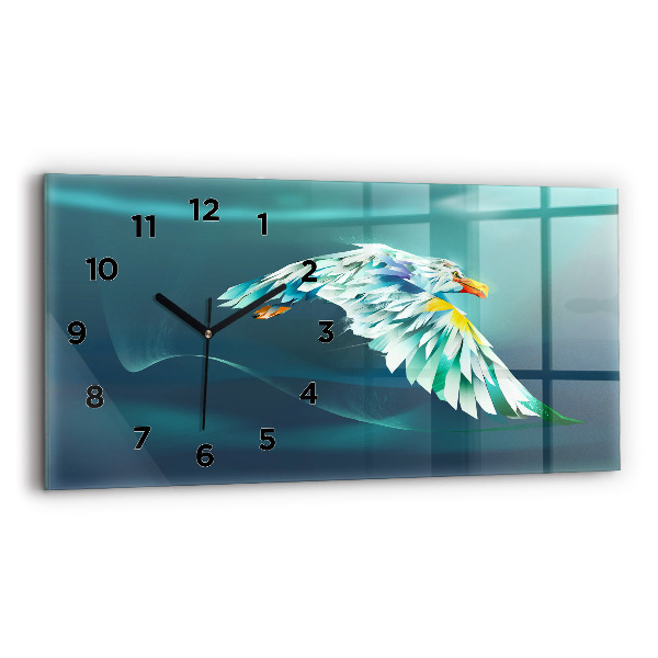 Orologio rettangolare Immagine di un'aquila in volo