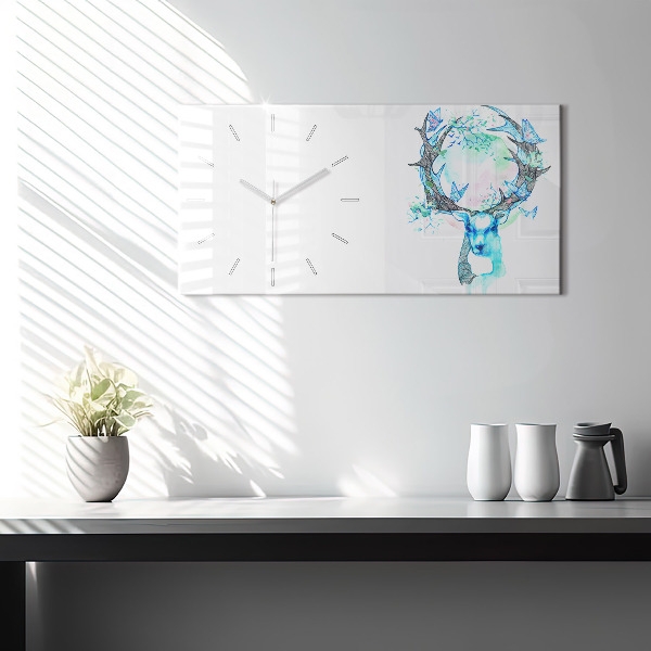 Orologio rettangolare Illustrazione di cervo