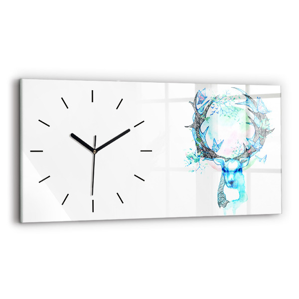 Orologio rettangolare Illustrazione di cervo