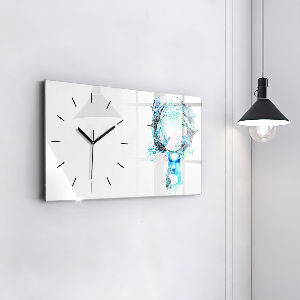 Orologio rettangolare Illustrazione di cervo