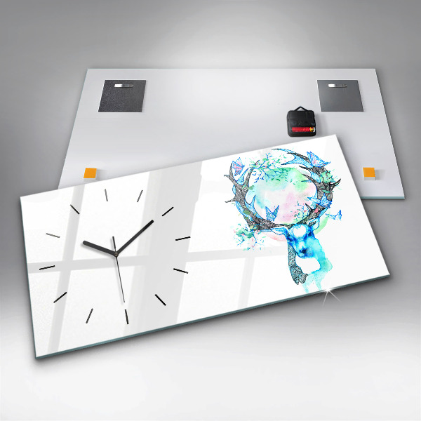 Orologio rettangolare Illustrazione di cervo