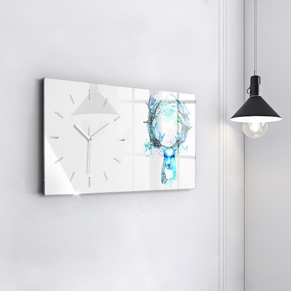 Orologio rettangolare Illustrazione di cervo