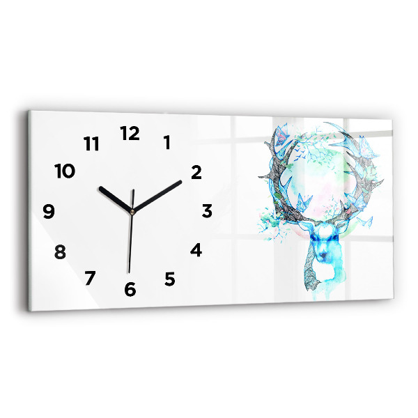Orologio rettangolare Illustrazione di cervo