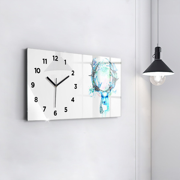 Orologio rettangolare Illustrazione di cervo
