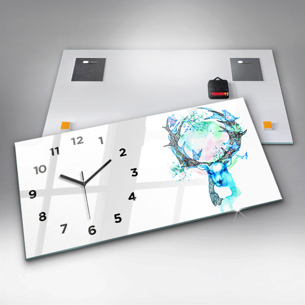 Orologio rettangolare Illustrazione di cervo