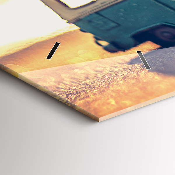 Orologio rettangolare Camper sulla spiaggia