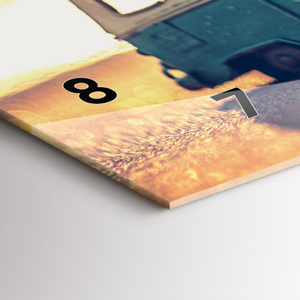 Orologio rettangolare Camper sulla spiaggia