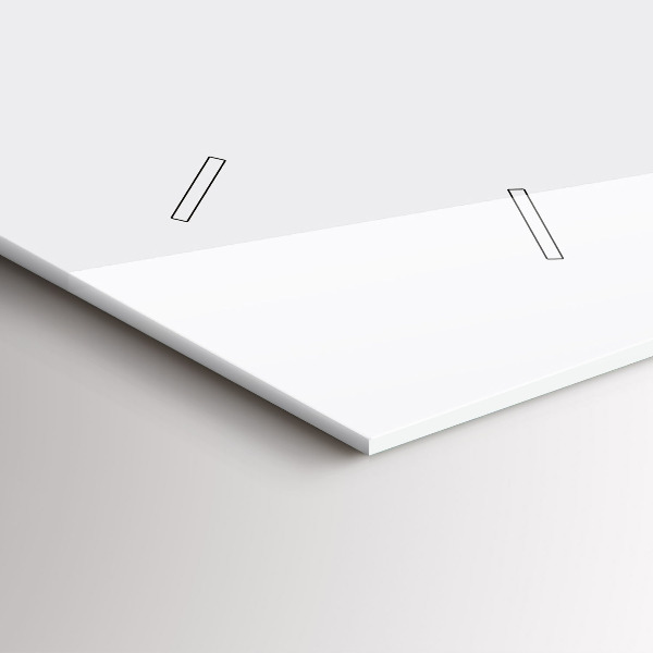 Orologio rettangolare Un cane in un corpo umano