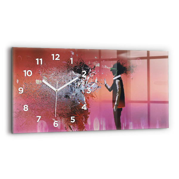 Orologio rettangolare Cyberspazio