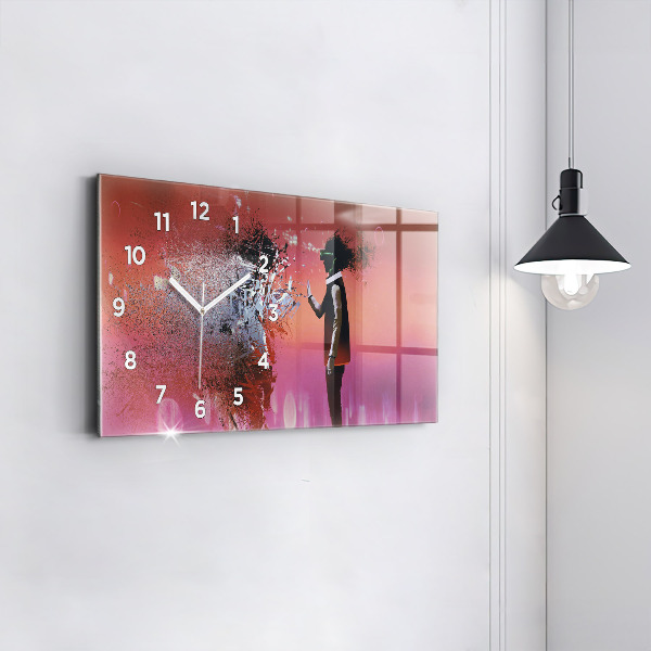 Orologio rettangolare Cyberspazio