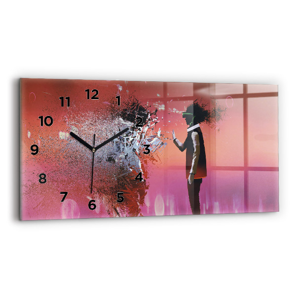 Orologio rettangolare Cyberspazio