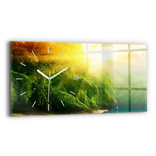 Orologio rettangolare Natura pacifica