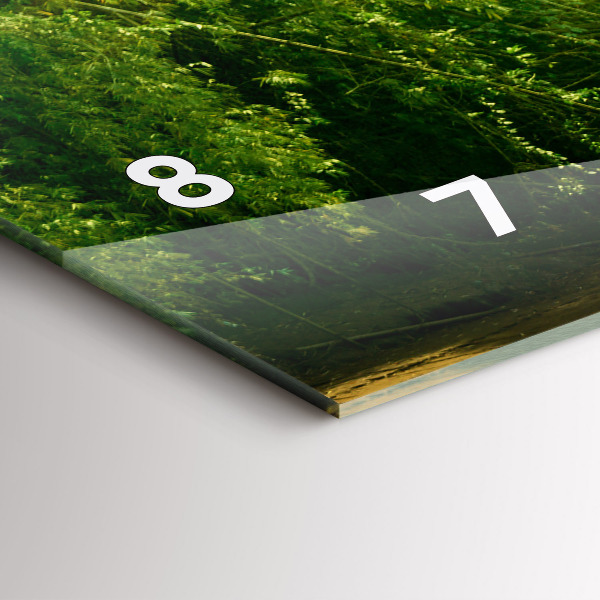 Orologio rettangolare Natura pacifica