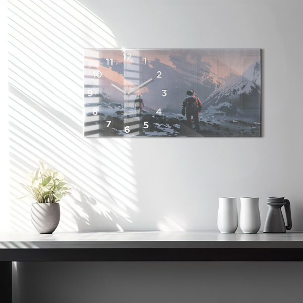 Orologio rettangolare Astronauti Via Lattea