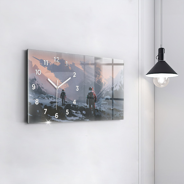 Orologio rettangolare Astronauti Via Lattea