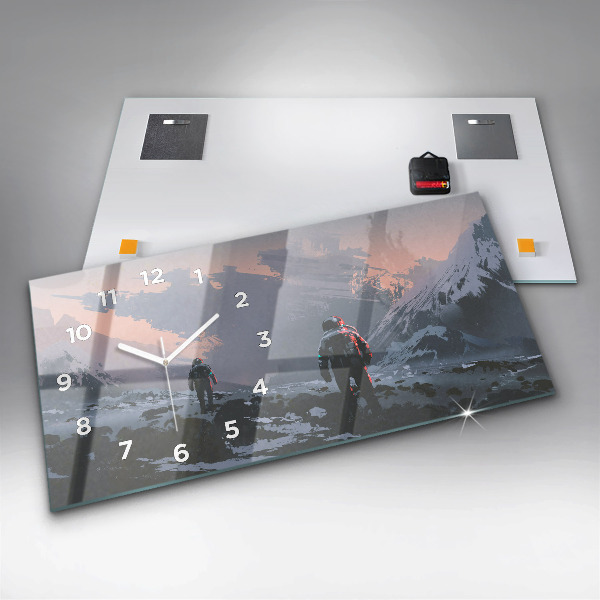 Orologio rettangolare Astronauti Via Lattea