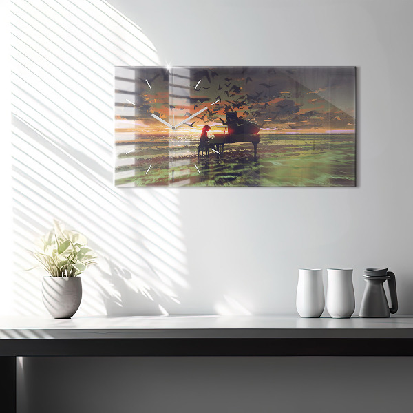 Orologio rettangolare Concerto sulla spiaggia