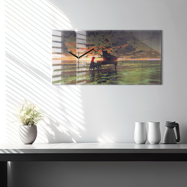 Orologio rettangolare Concerto sulla spiaggia