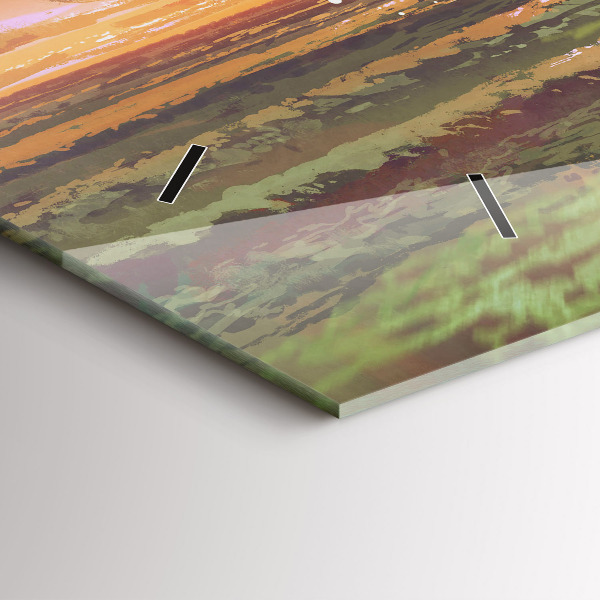 Orologio rettangolare Concerto sulla spiaggia