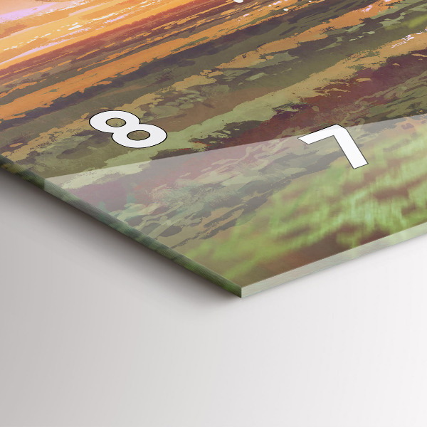 Orologio rettangolare Concerto sulla spiaggia