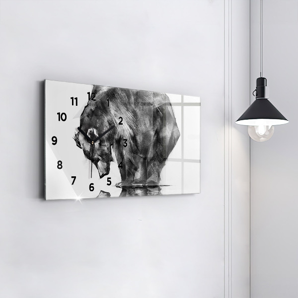 Orologio rettangolare Orso dei cartoni animati