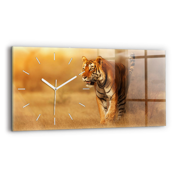 Orologio rettangolare Caccia alla tigre