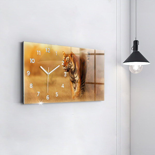 Orologio rettangolare Caccia alla tigre